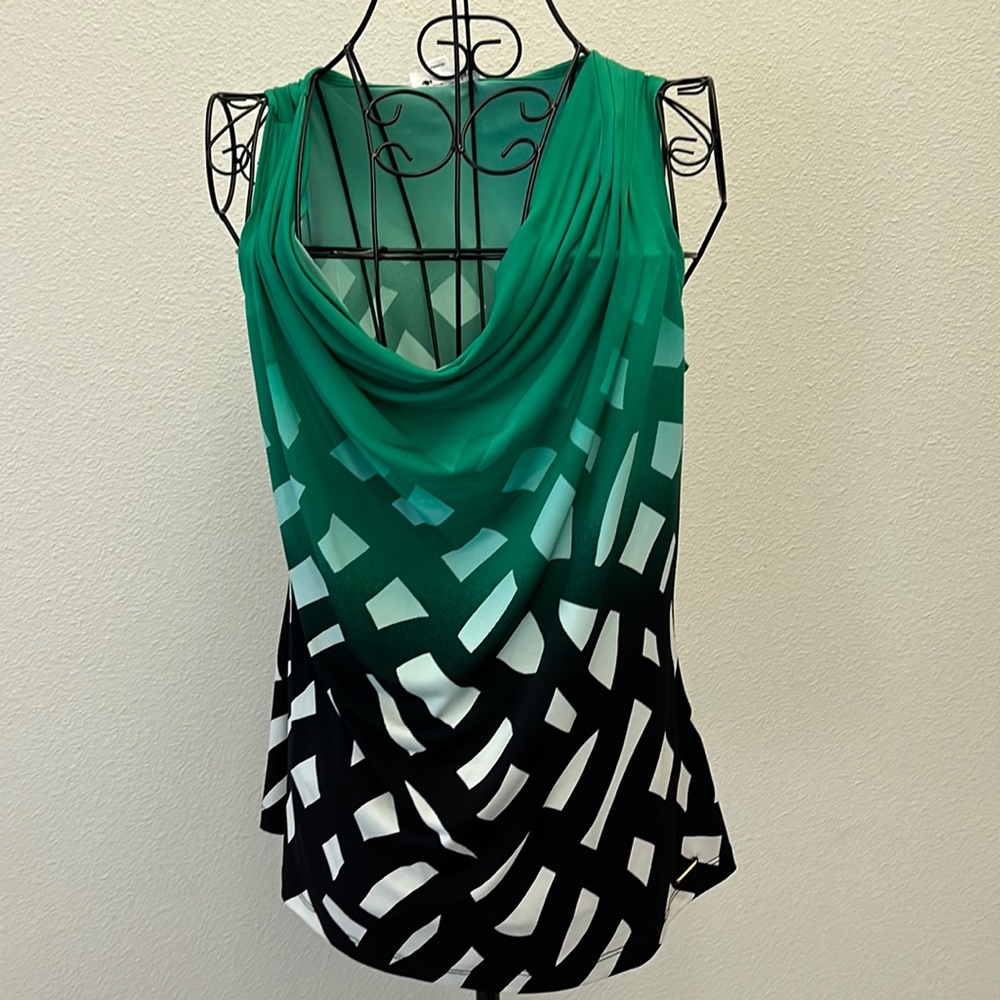 CALVIN KLEIN PRETTY IN GREEN, BLACK, AND WHITE